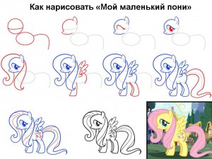 Как нарисовать «Мой маленький пони»